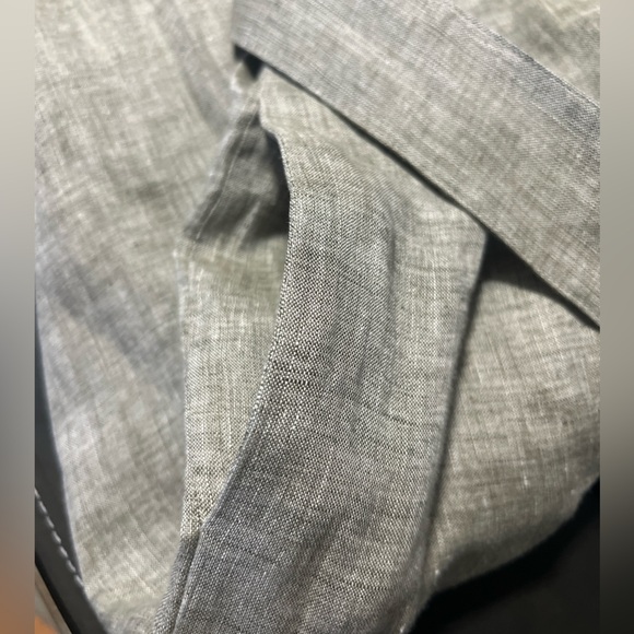 Theory Patch-Pocket Jumpsuit in Hemp. Size 00 color - willow melange - Picture 9 of 14